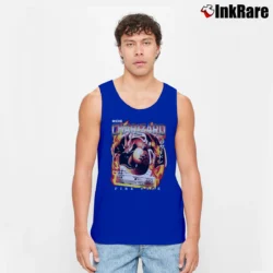 Men’s Cool Charizard Fire Flying Dragon Pokemon Gift Tank Top in royal blue | Breathable, Active-Friendly Design