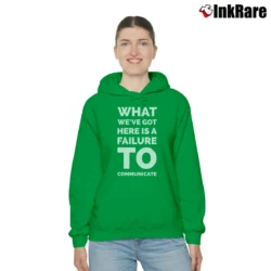 Women’s Cool Hand Luke Movie Quote Cozy Hoodie in irish green | Warm, Structured, Stylish