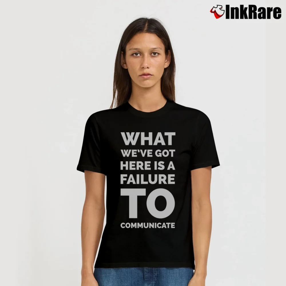 Women’s Cool Hand Luke Movie Quote Signature T-Shirt in black | Soft, Flattering Fit