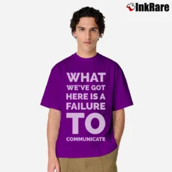 Men’s Cool Hand Luke Movie Quote Classic T-Shirt in purple | Soft, Breathable Everyday Wear