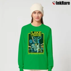 Women’s Cool Star Wars Lake Tahoe Japanese Brand Parody Long-Sleeve Top in irish green | Sleek, Versatile, All-Season
