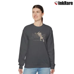 Women’s Cool Streetwear Pokemon Mew Graphic Relaxed Sweatshirt in charcoal | Soft, Laid-Back Vibe