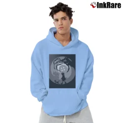 Men’s Coraline Inspired Movie Pullover Hoodie in light blue | Cozy, Durable, Modern Fit