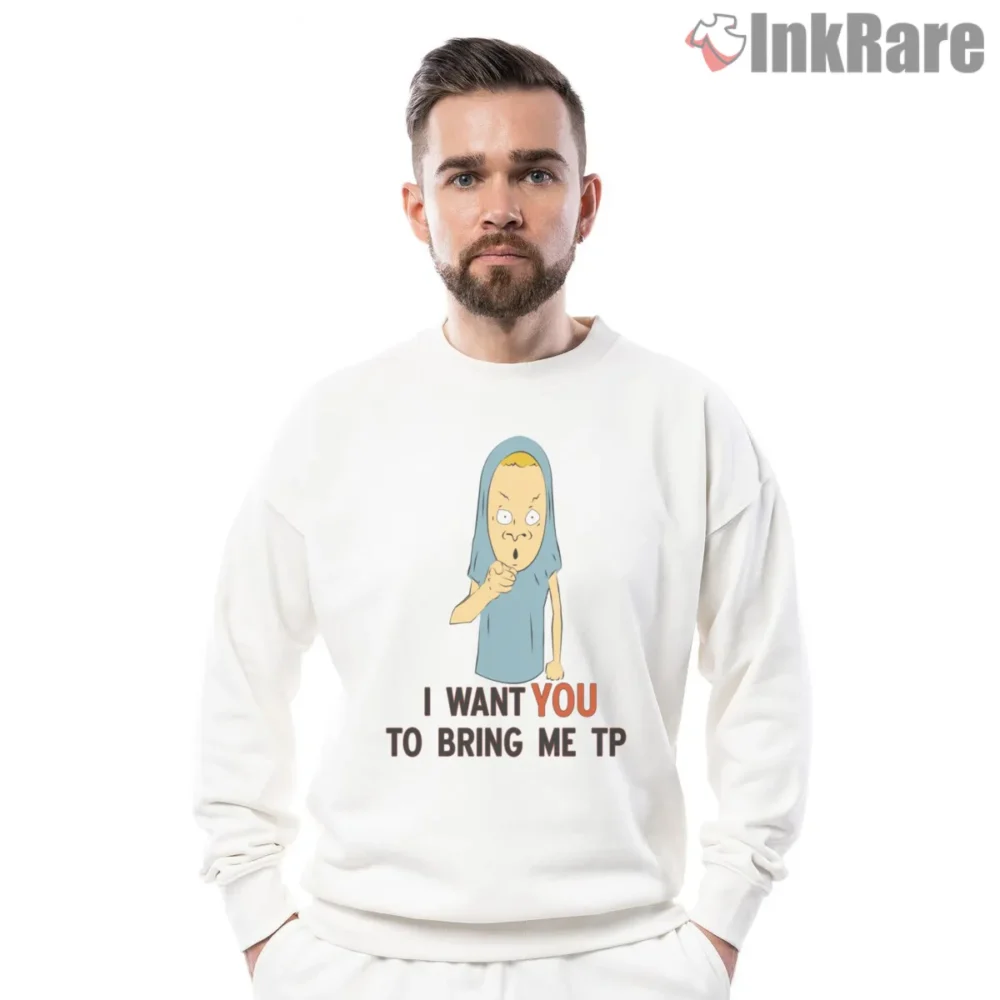 Cornholio I Want You To Bring Me Tp Shirt on graphic shirt for men graphic tee