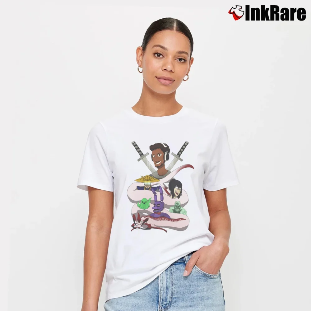 Women’s Coryxkenshin Theme Fashion Teen Signature T-Shirt in white | Soft, Flattering Fit