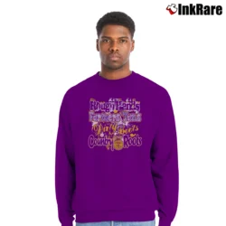 Men’s Country Roots Ffa Graphic Crewneck Sweatshirt in purple | Cozy Fabric, Clean Style