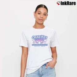 Women’s Crab Key Island Retro James Bond Signature T-Shirt in white | Soft, Flattering Fit