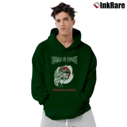 Men’s Cradle Of Filth Existence Is Futile Pullover Hoodie in forest green | Cozy, Durable, Modern Fit