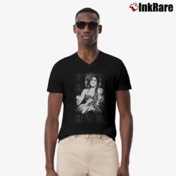 Men’s Cramps Poison Ivy V-Neck Tee in black | Sharp, Breathable, Everyday Staple