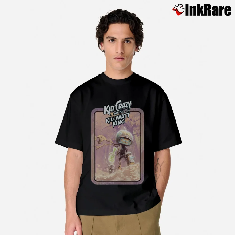 Men’s Crazy And The Kilowatt King Music Bundle Classic T-Shirt in black | Soft, Breathable Everyday Wear