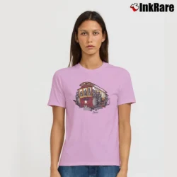 Women’s Crazy Kliban Cat Cartoon Signature T-Shirt in light pink | Soft, Flattering Fit