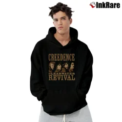 Men’s Creedence Clearwater Revival Pullover Hoodie in black | Cozy, Durable, Modern Fit