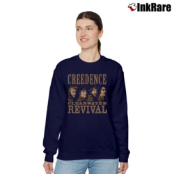 Women’s Creedence Clearwater Revival Relaxed Sweatshirt in navy | Soft, Laid-Back Vibe