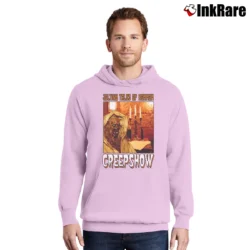 Men’s Creepshow Jolting Tales Of Horror Pullover Hoodie in light pink | Cozy, Durable, Modern Fit