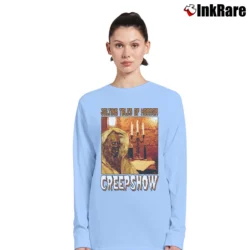 Women’s Creepshow Jolting Tales Of Horror Long-Sleeve Top in light blue | Sleek, Versatile, All-Season
