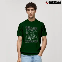 Men’s Creepshow Return Of The Living Dead Classic T-Shirt in forest green | Soft, Breathable Everyday Wear