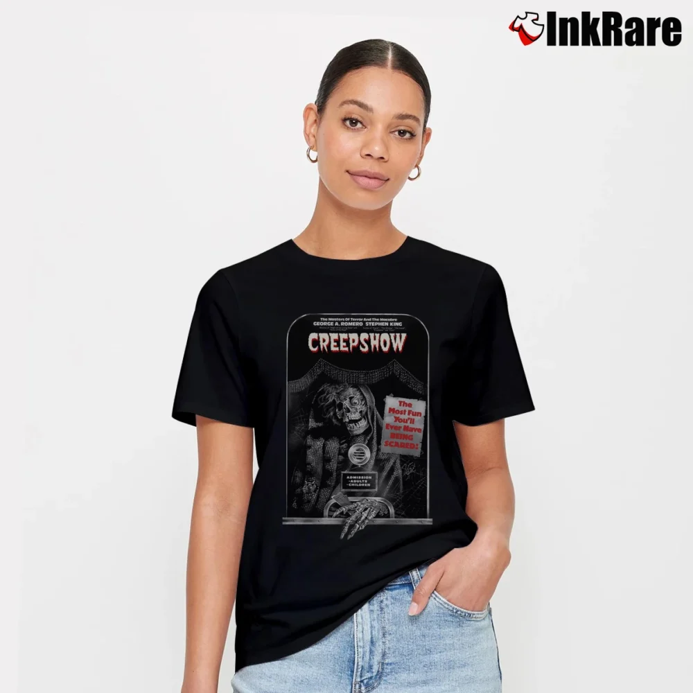 Women’s Creepshow Ticketholder Signature T-Shirt in black | Soft, Flattering Fit