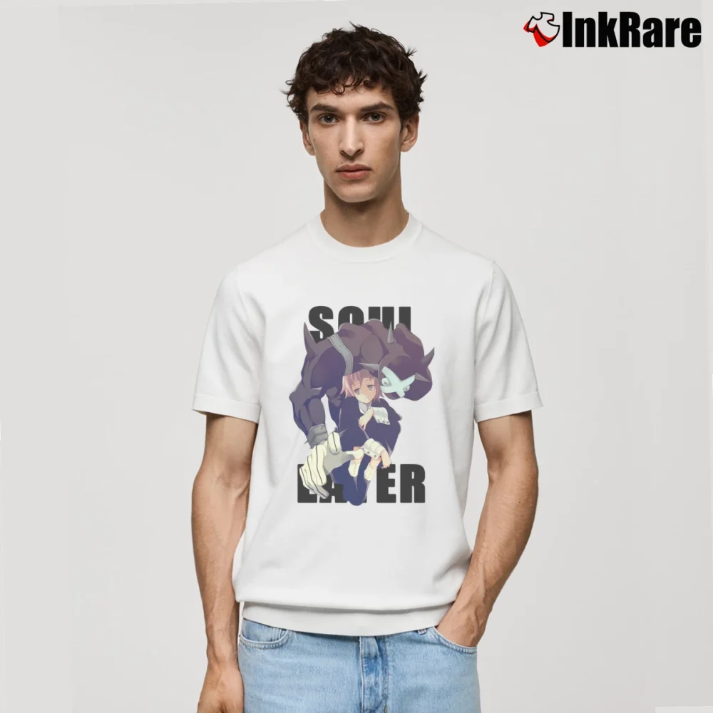 Men’s Crona Soul Eater Classic T-Shirt in white | Soft, Breathable Everyday Wear