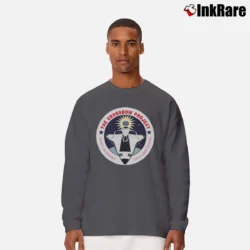 Men’s Crossbow Project Graphic Design Long-Sleeve Shirt in charcoal | Sleek, Lightweight, Year-Round Wear