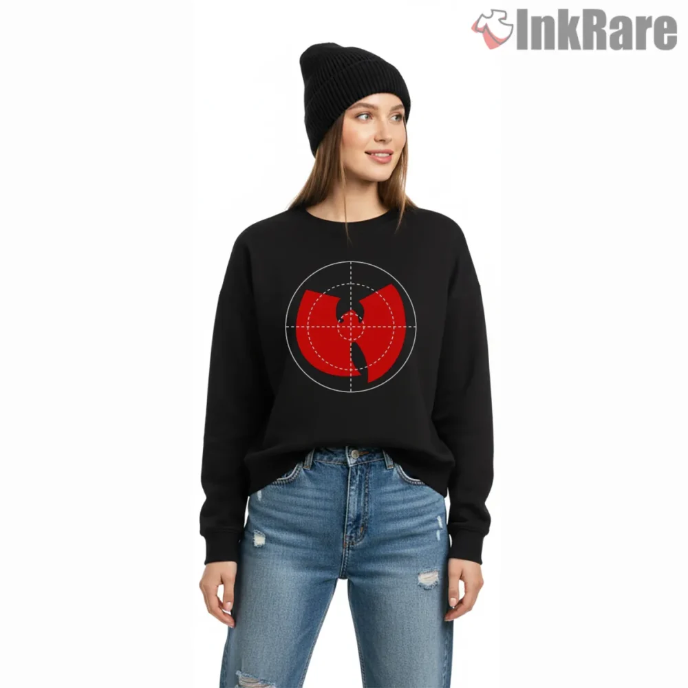 Crosshair Target Wu Tang Logo Shirt on graphic shirt for women graphic tee