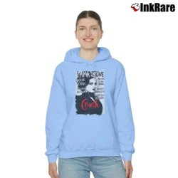Women’s Cruella Estella Miller Cruella De Vil Disney Emma Stone Movie Cozy Hoodie in light blue | Warm, Structured, Stylish