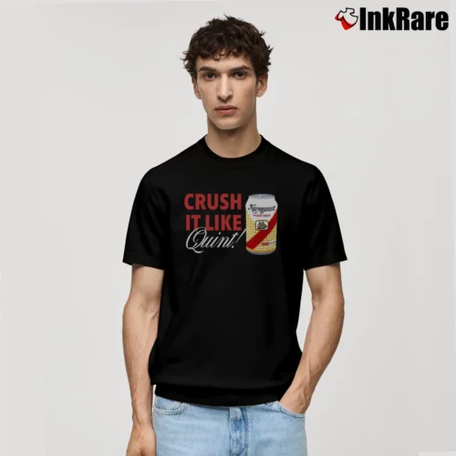 Crush It Like Quint Men’s Classic Tee in black – Premium Comfort Men’s Crush It Like Quint Classic T-Shirt in black | Soft, Breathable Everyday Wear