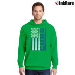 Men’s Cubs Baseball Mascot SVG Cricut Cutting File Pullover Hoodie in irish green | Cozy, Durable, Modern Fit