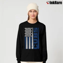 Women’s Cubs Baseball Mascot SVG Cricut Cutting File Long-Sleeve Top in black | Sleek, Versatile, All-Season