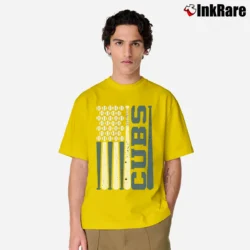 Men’s Cubs Baseball Mascot SVG Cricut Cutting File Classic T-Shirt in yellow | Soft, Breathable Everyday Wear