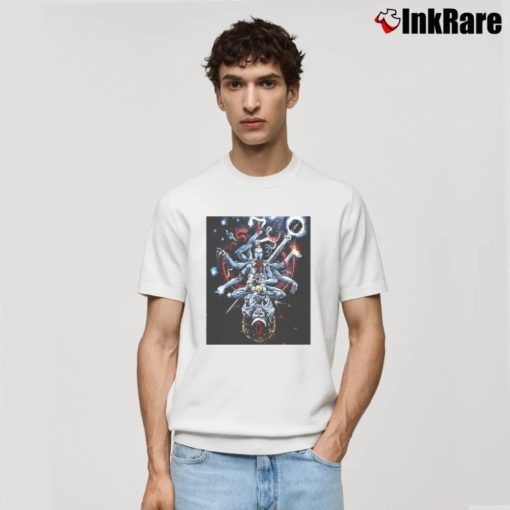 Men’s Cult of Fire Ascetic Meditation of Death Classic T-Shirt in white | Soft, Breathable Everyday Wear