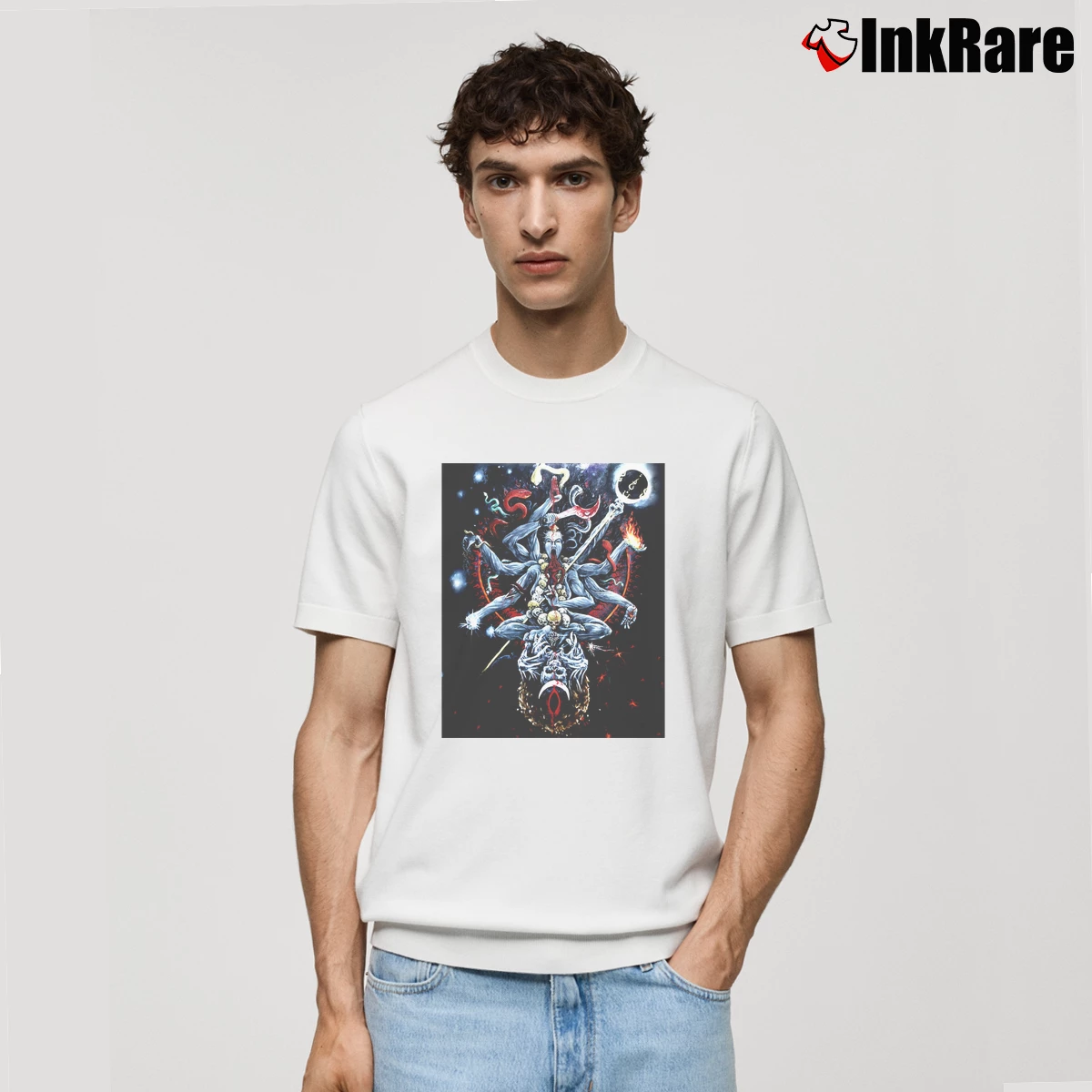 Cult of Fire Ascetic Meditation of Death Men’s Classic Tee in white – Premium Comfort Men’s Cult of Fire Ascetic Meditation of Death Classic T-Shirt in white | Soft, Breathable Everyday Wear
