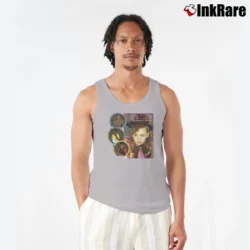 Men’s Culture Club Music Band Graphic Tank Top in sport grey | Breathable, Active-Friendly Design