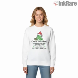 Cup Of Sarcastic Grinch Coffee Recipe Shirt on graphic shirt for women graphic tee