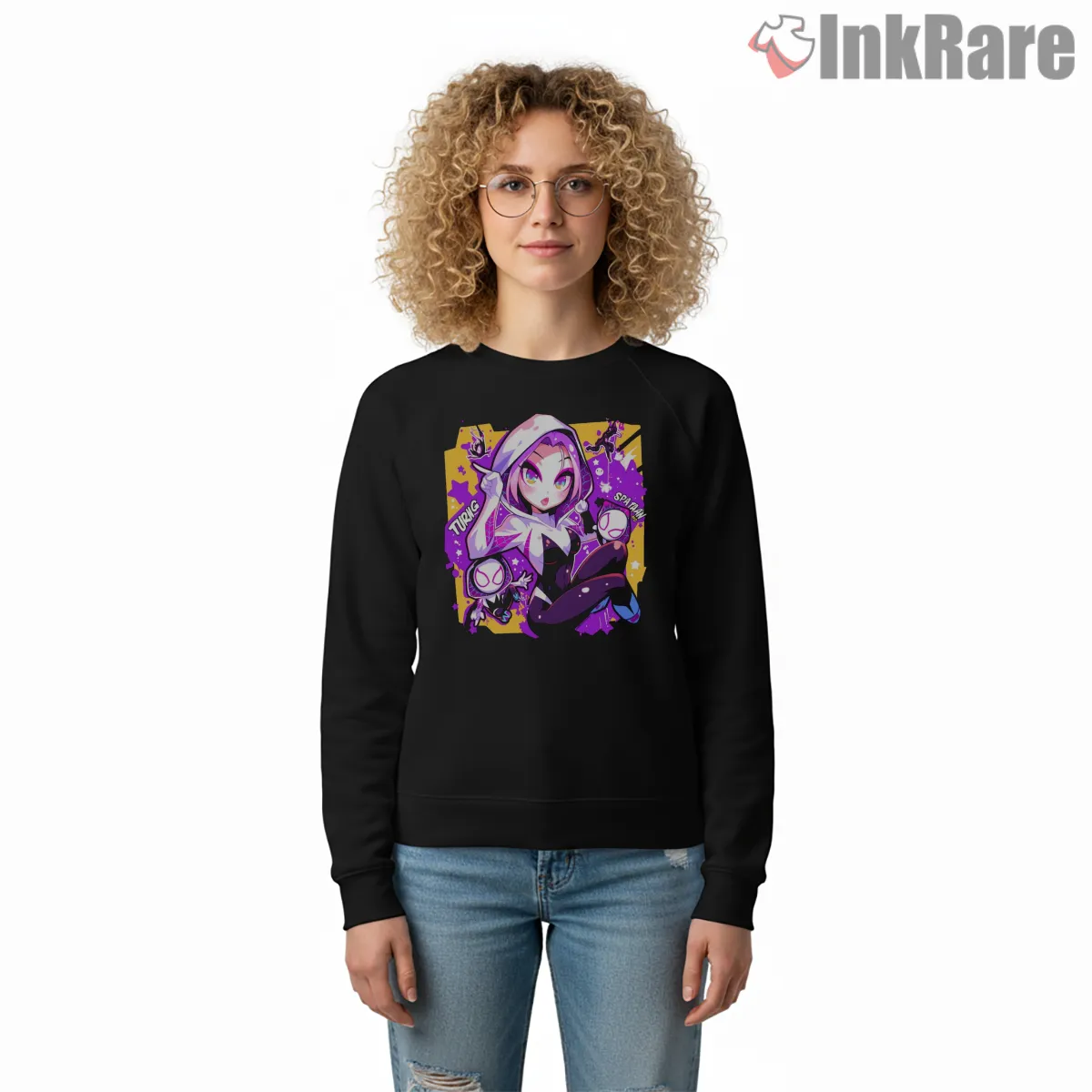 Cute Spider Gwen Chibi Comic Style Shirt Cute Spider Gwen Chibi Comic Style Shirt on graphic shirt for women graphic tee