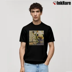 Men’s Cycling Legend Eddy Merckx for Road Racing Fans Classic T-Shirt in black | Soft, Breathable Everyday Wear