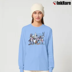 Women’s Da Crew Looney Tunes Long-Sleeve Top in light blue | Sleek, Versatile, All-Season