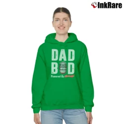 Women’s Dad Bod Powered By Budweiser Cozy Hoodie in irish green | Warm, Structured, Stylish