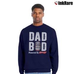 Men’s Dad Bod Powered By Budweiser Crewneck Sweatshirt in navy | Cozy Fabric, Clean Style