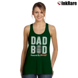 Women’s Dad Bod Powered By Budweiser Tank Top in forest green | Lightweight, Movement-Friendly