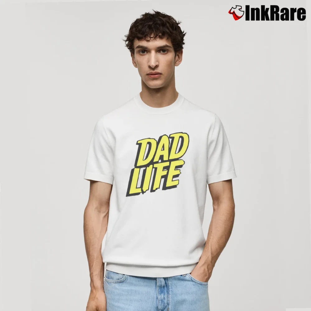 Men’s Dad Life Classic T-Shirt in white | Soft, Breathable Everyday Wear