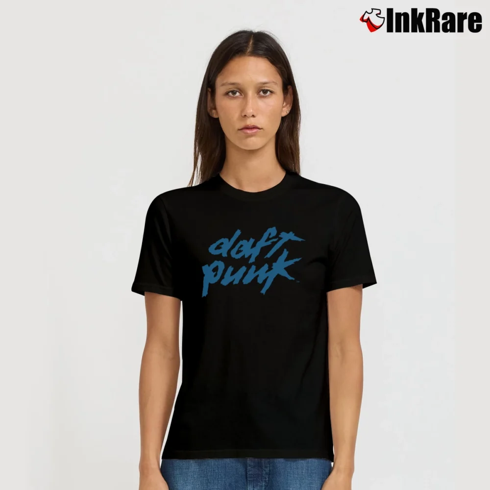 Women’s Daft Punk 2007 Alive World Tour Concert Signature T-Shirt in black | Soft, Flattering Fit