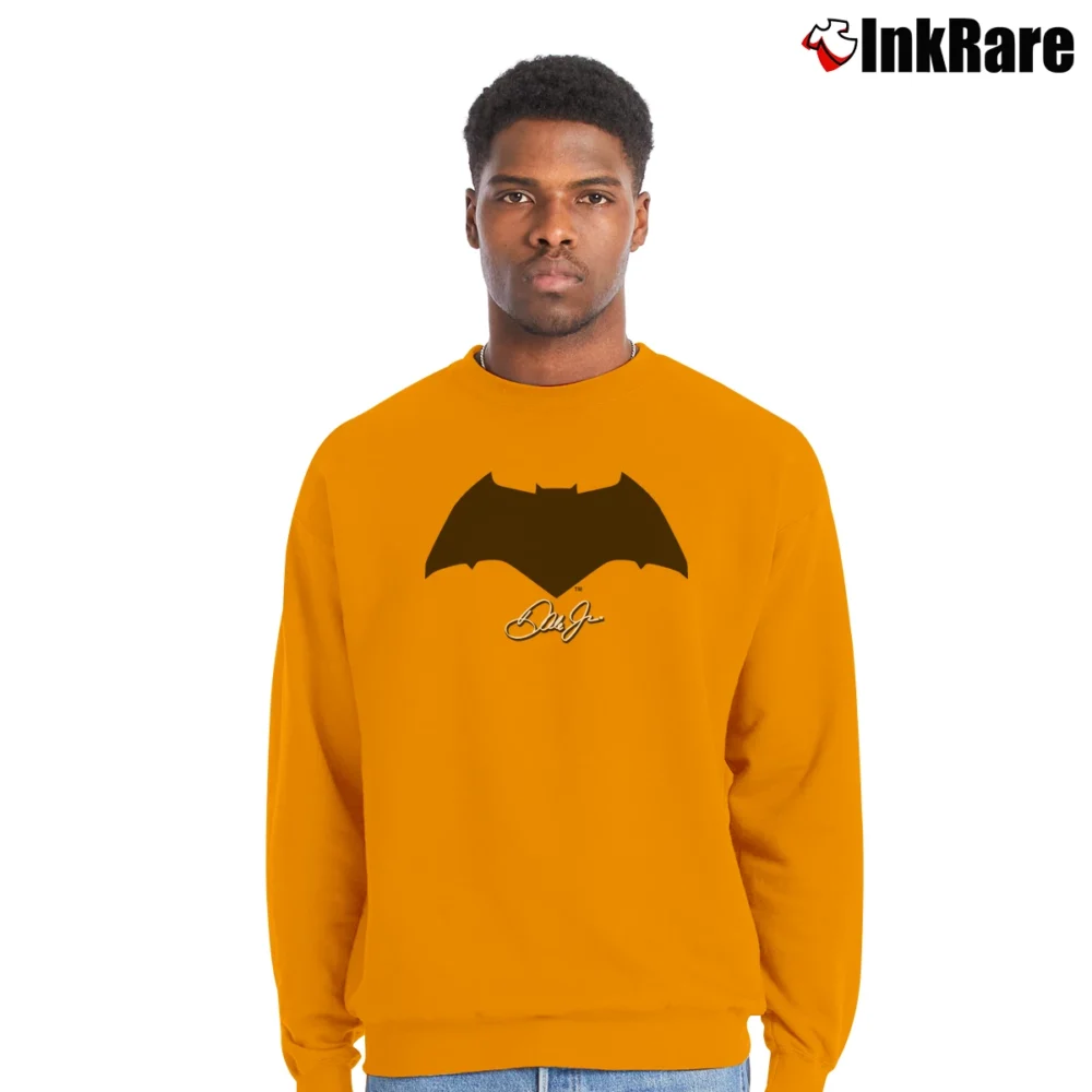 Men’s Dale Earnhardt Jr Batman Hendrick Motorsports Racing Classic Crewneck Sweatshirt in orange | Cozy Fabric, Clean Style