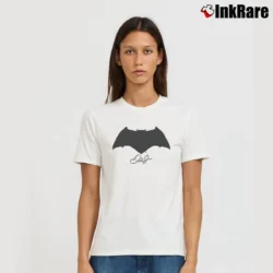 Women’s Dale Earnhardt Jr Batman Hendrick Motorsports Racing Classic Signature T-Shirt in white | Soft, Flattering Fit