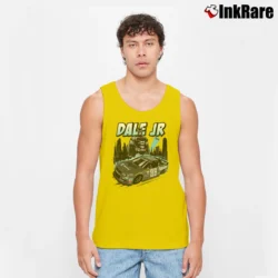Men’s Dale Earnhardt Jr Batman Hendrick Motorsports Racing Tank Top in yellow | Breathable, Active-Friendly Design