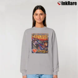 Women’s Dale Earnhardt Jr. Superman Racing Graphic Relaxed Sweatshirt in sport grey | Soft, Laid-Back Vibe