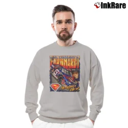 Men’s Dale Earnhardt Jr. Superman Racing Graphic Crewneck Sweatshirt in sport grey | Cozy Fabric, Clean Style