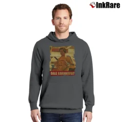 Men’s Dale Earnhardt Race Car Driver for NASCAR Fans Pullover Hoodie in charcoal | Cozy, Durable, Modern Fit