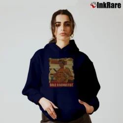 Women’s Dale Earnhardt Race Car Driver for NASCAR Fans Cozy Hoodie in navy | Warm, Structured, Stylish