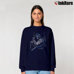 Women’s Dallas Cowboys Boba Fett Star Wars Football Relaxed Sweatshirt in navy | Soft, Laid-Back Vibe