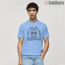 Dallas Cowboys Dak Prescott Last Call Hail Mary Football Shirt short sleeve light blue front